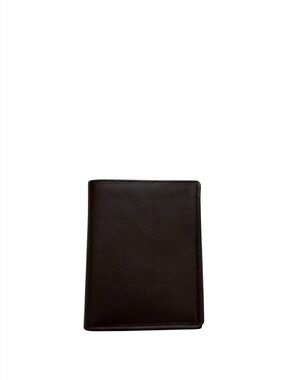 BUXTON - BROWN LEATHER COMPACT BIFOLD WALLET